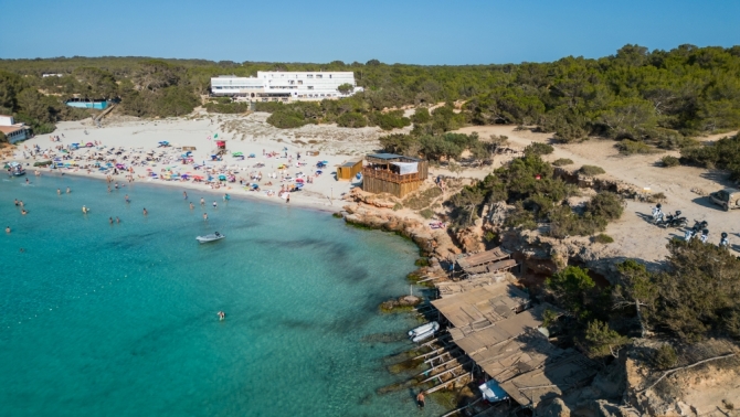 Bocaboca, en Cala Saona