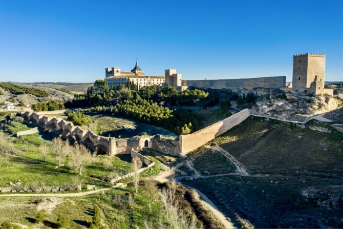 Vista panorámica del Monasterio de Uclés