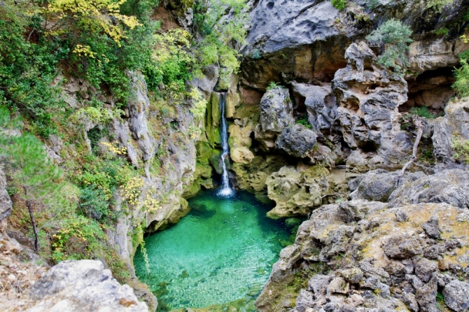 Nacimiento del Río Borosa (Sierra de Cazorla, Jaén)