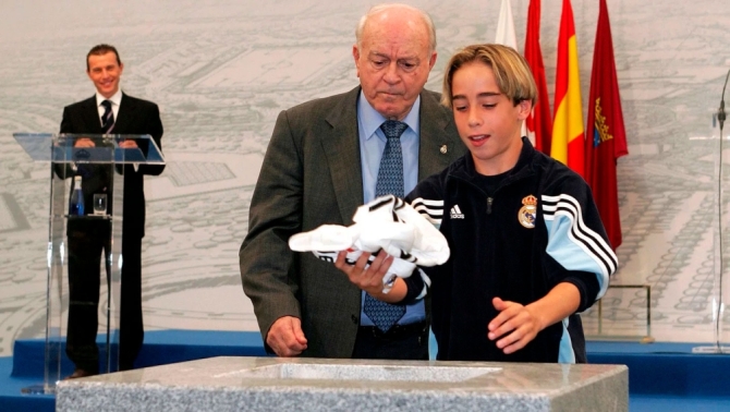 Dani Carvajal con Alfredo Di Stéfano