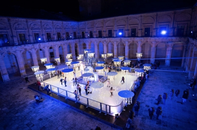 La pista de patinaje más bonita del mundo está a menos de hora y media de Madrid