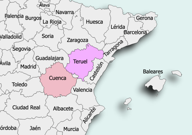 Teruel arrebata a Cuenca un territorio de 2.000 hectáreas