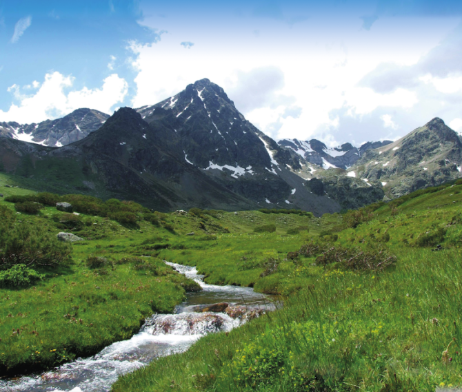 Vega de Liébana, en los Picos de Europa