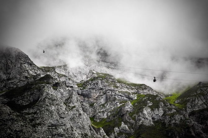 Fuente Dé, en la Comarca de Liébana