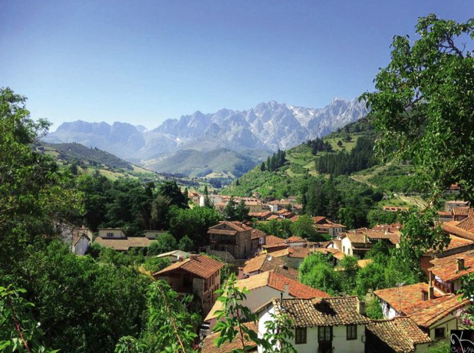 Potes, en la Comarca de Liébana