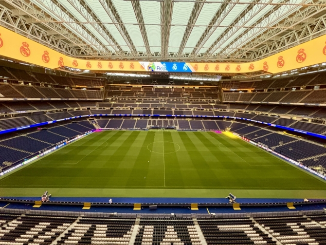 Interior del Bernabéu