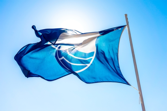 Bandera Azul en las playas de Benidorm